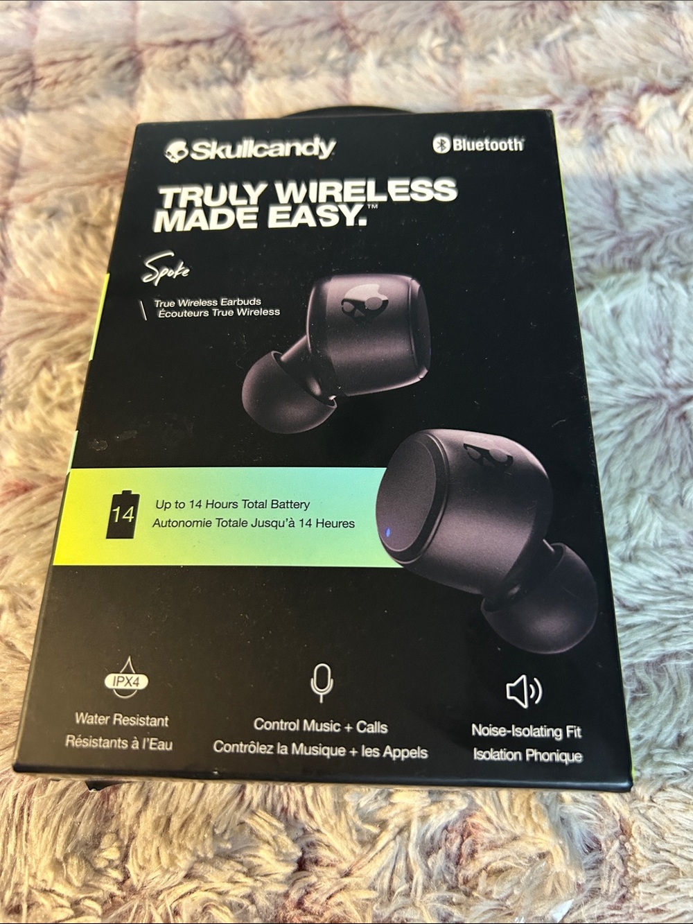 Skullcandy True Wireless Earbuds - Black Bluetooth